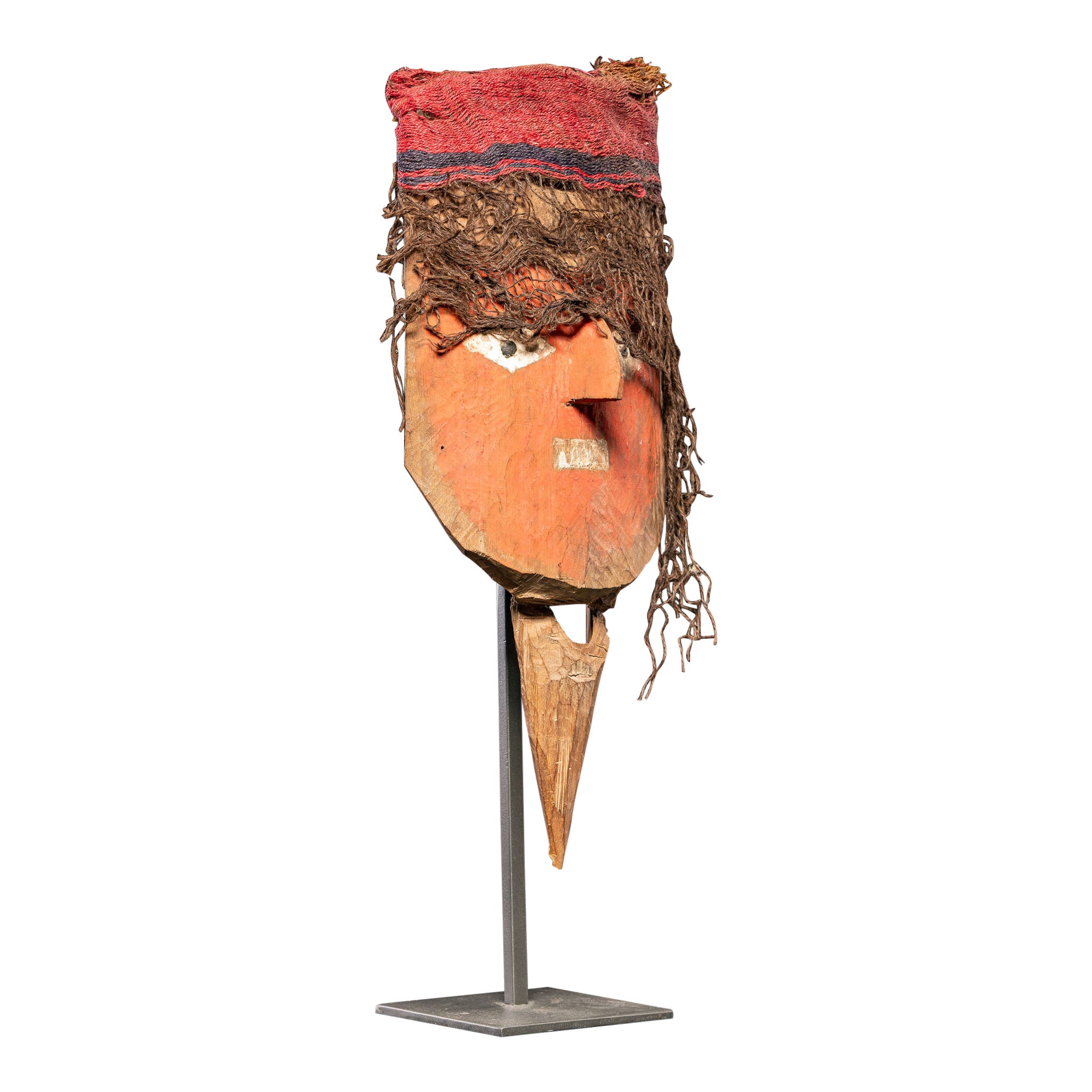 Chancay original Mummy Bundle Mask For Sale