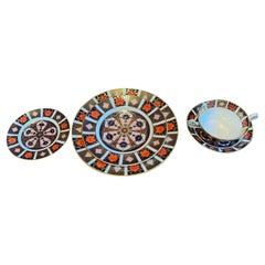 Set di piatti per la cena a 5 pezzi Royal Crown Derby Old Imari del 1940