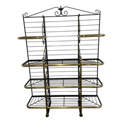 Vintage Authentic French Baker's Rack