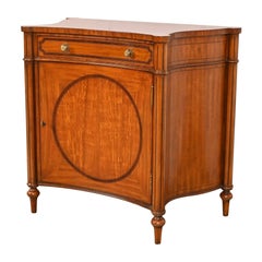 Maitland Smith French Regency Louis XVI Satinwood and Inlaid Rosewood Buffet