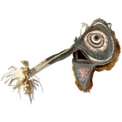 Masque d'initiation du peuple Iatmul de Papouasie-Nouvelle-Guinée, Middle Sepik River, milieu du C.C.