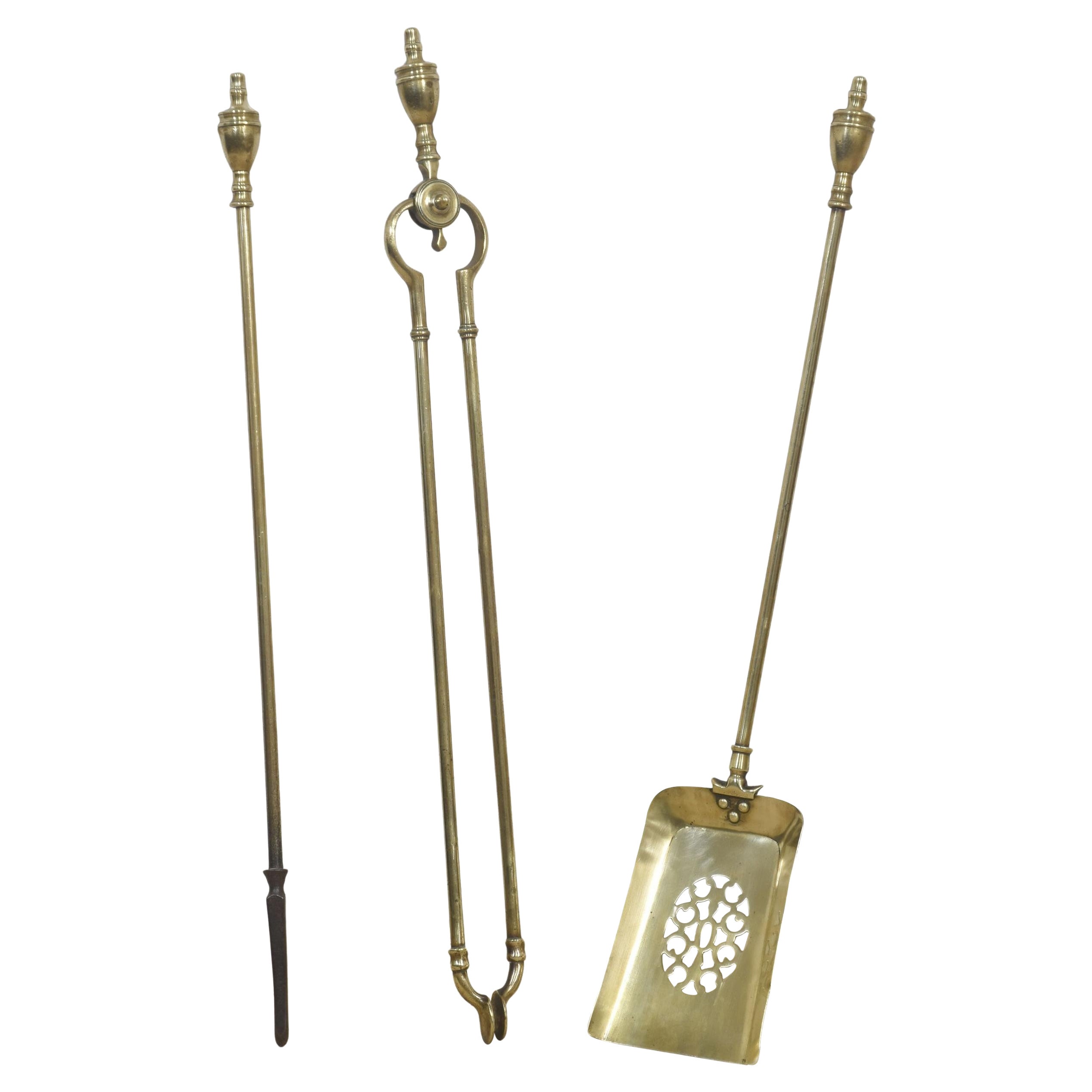 Set d'outils de feu triple compagnon en laiton