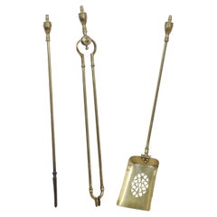 Set d'outils de feu triple compagnon en laiton