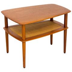 Danish Solid Teak Occasional or End Table, Peter Hvidt for John Stuart