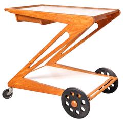 Rare Trolley by Cees Braakman for Pastoe, Netherlands, circa 1950