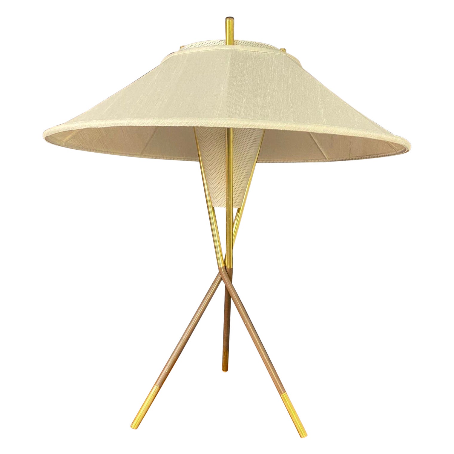 1950's Gerald Thurston Lightolier Tripod Lamp