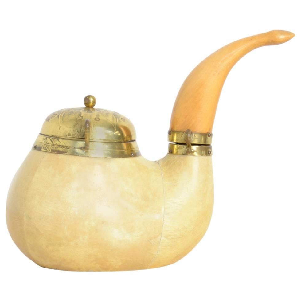 Pipe Tobacco Box by Aldo Tura for Macabo Cusano Milanino, Italy