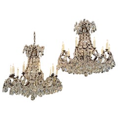 Gorgeous Pair of French Chandeliers