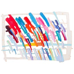 Sculpture murale postmoderne abstraite en métal de Calman Shemi Listed Artist
