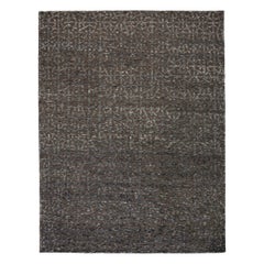 India Cameron Collection Area Rugs Circa 1990 - Wool Brown Ivory Design - 91743