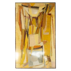 mid century abstract work by René Legrand, French artist