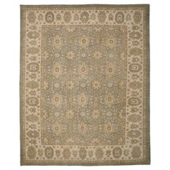 Afghanistan Haji Jalili Over Size Rug Circa 1990 - Wool Brown Gray Ivory - 91919