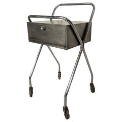Petite Industrial Rolling Table
