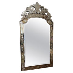 Large Antique Venetian Mirror