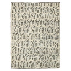 Tappeti marocchini Afghanistan Circa 1990 - Lana Marrone Avorio Design - 92187