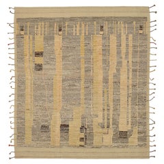 Tappeti marocchini Afghanistan Circa 1990 - Lana Marrone Giallo Design - 92210