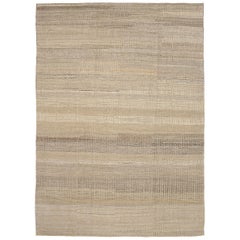 Afghanistan Moroccan Area Rugs Circa 1990 - Wool Brown Ivory Taupe - 92235