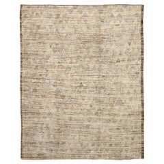 Tappeti marocchini Afghanistan Circa 1990 - Lana Marrone Avorio Design - 92215