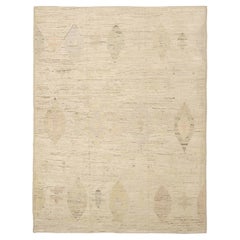 Tappeti marocchini Afghanistan Circa 1990 - Lana Avorio Taupe Design - 92222