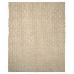 Afghanistan Moroccan Over Size Rug Circa 1990 - Wool Ivory Design - 92299