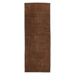 Tapis de zone Népal Circa 1990 - Laine Circa Brown Design - 92417