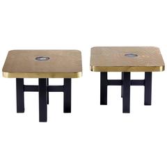 Pair of End Tables by Georges Mathias 9