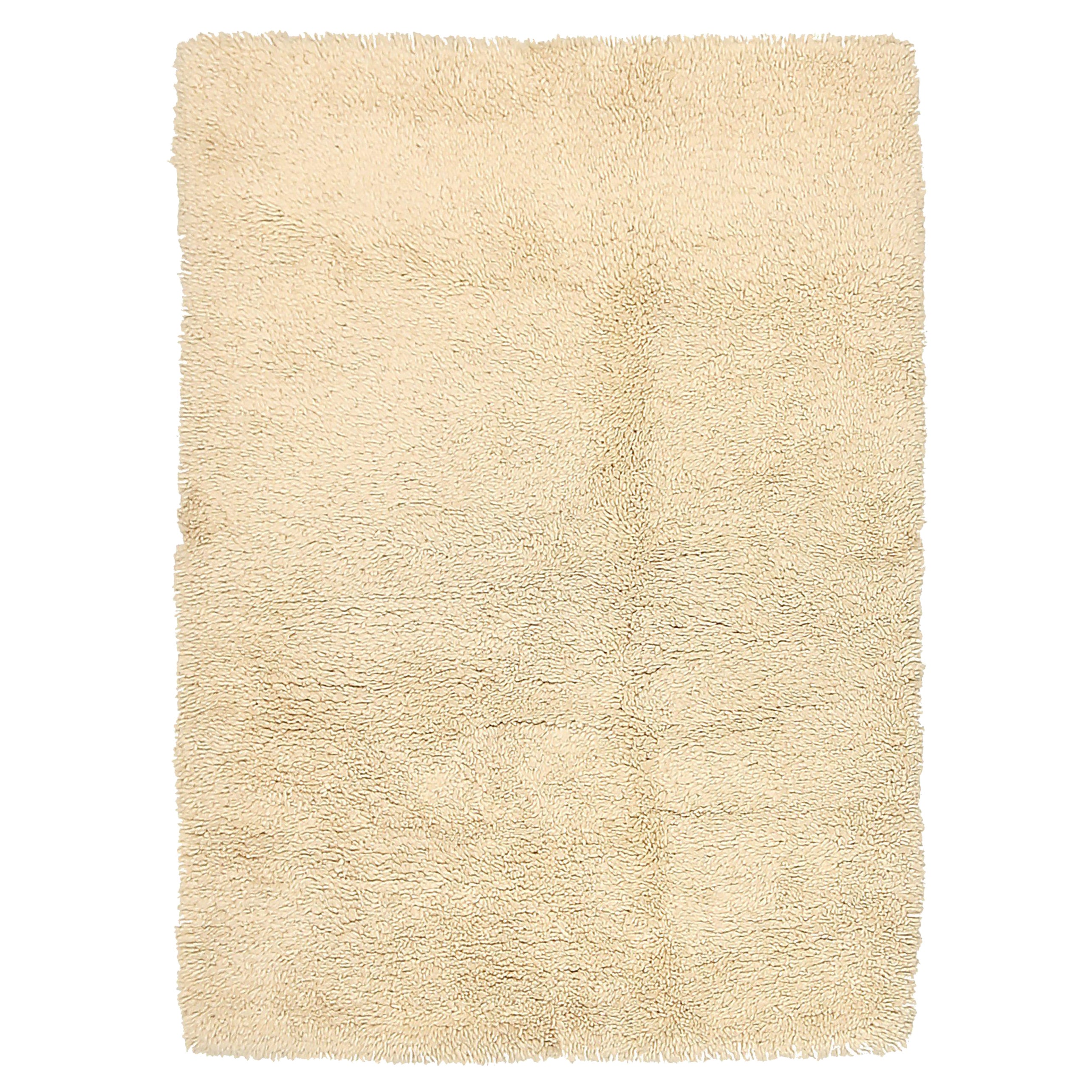 Afghanistan Moroccan Small Rug Circa 1990 - Wool Ivory Design - 92510
