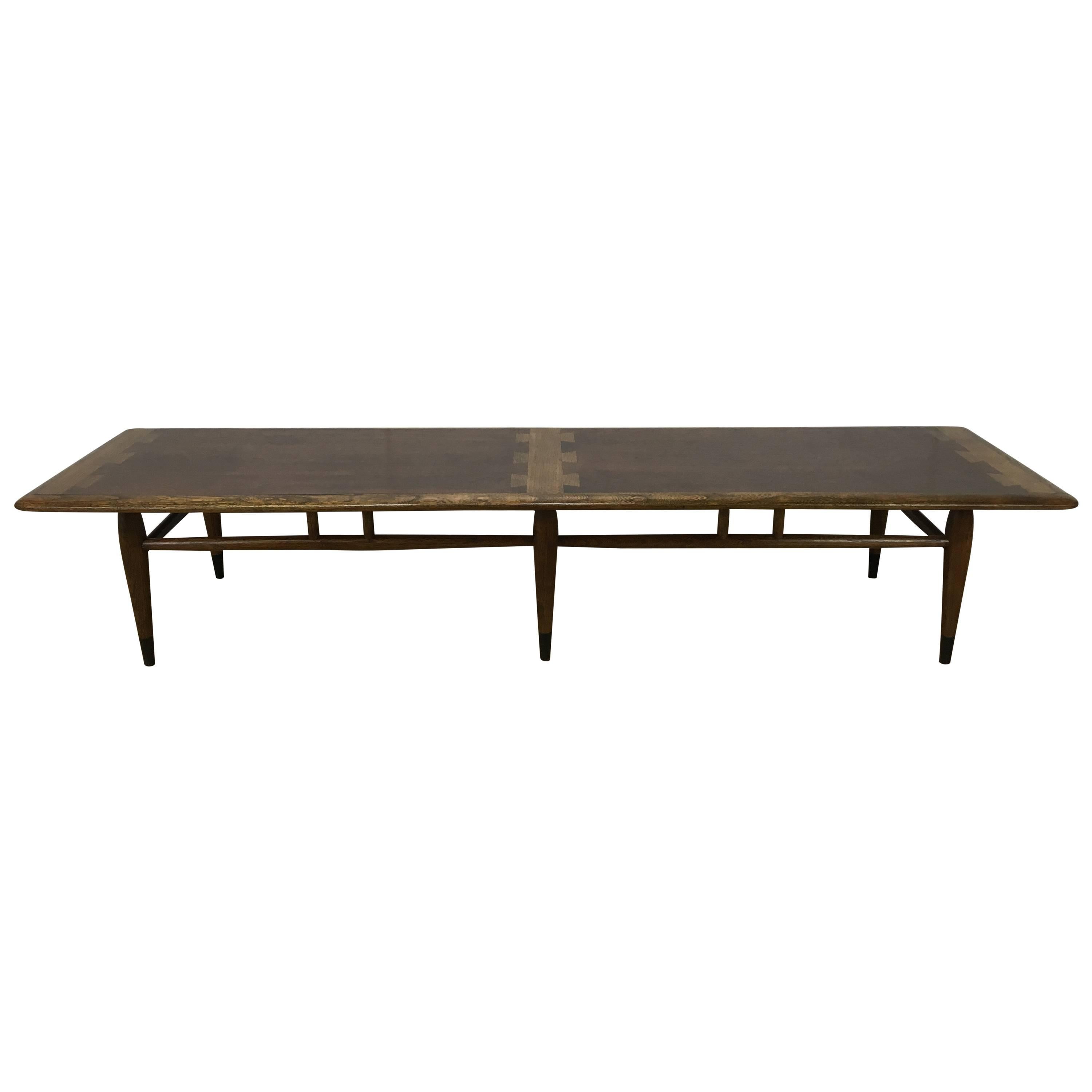 Extra-Long Lane Dovetail Coffee Table For Sale