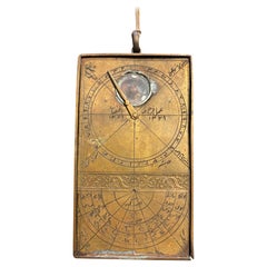 19th Century Indian Brass Qibla Compass