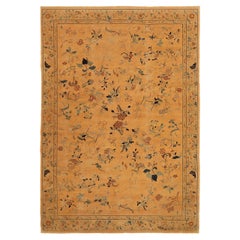 Tappeti Afghanistan China Area Rugs Circa 1940 - Lana Arancione Giallo Design - 92551