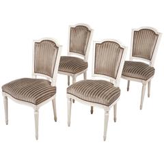 Set of Four Antique Louis XVI Style Dining Chair