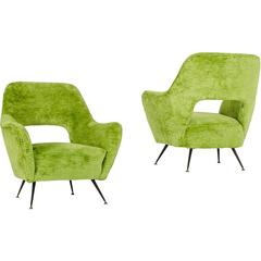 Pair of Gastone Rinaldi 1960 Armchairs 12