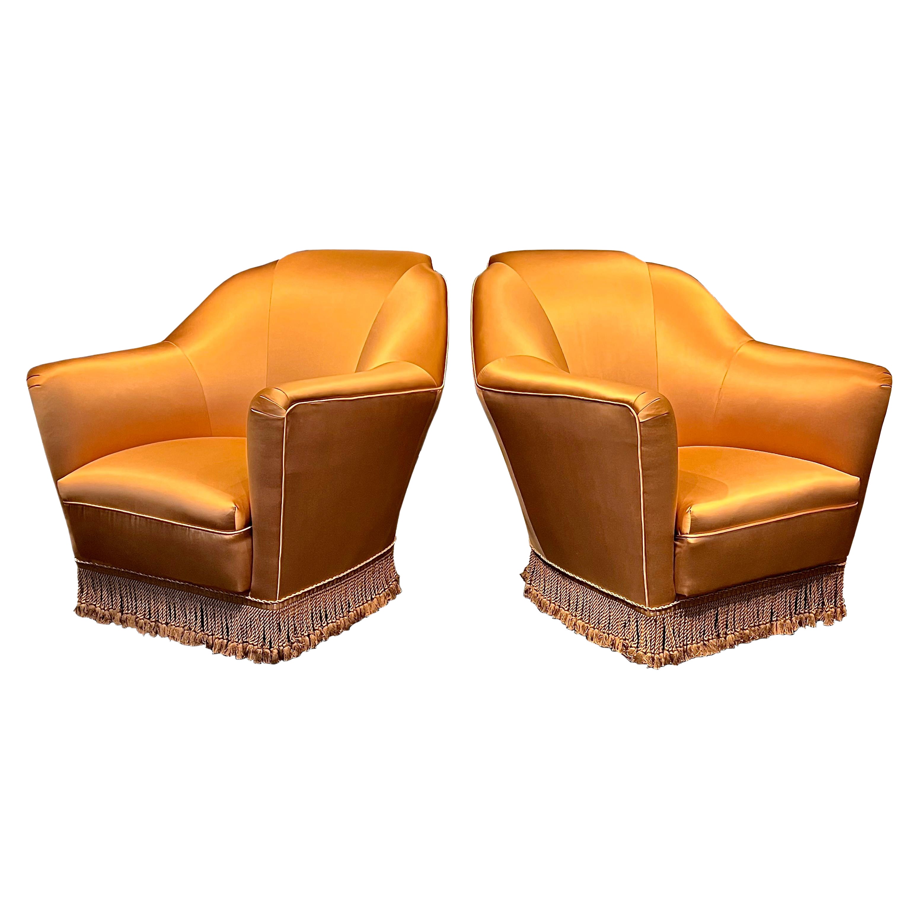 Pair of Armchairs by Ico Parisi for Ariberto Colombo