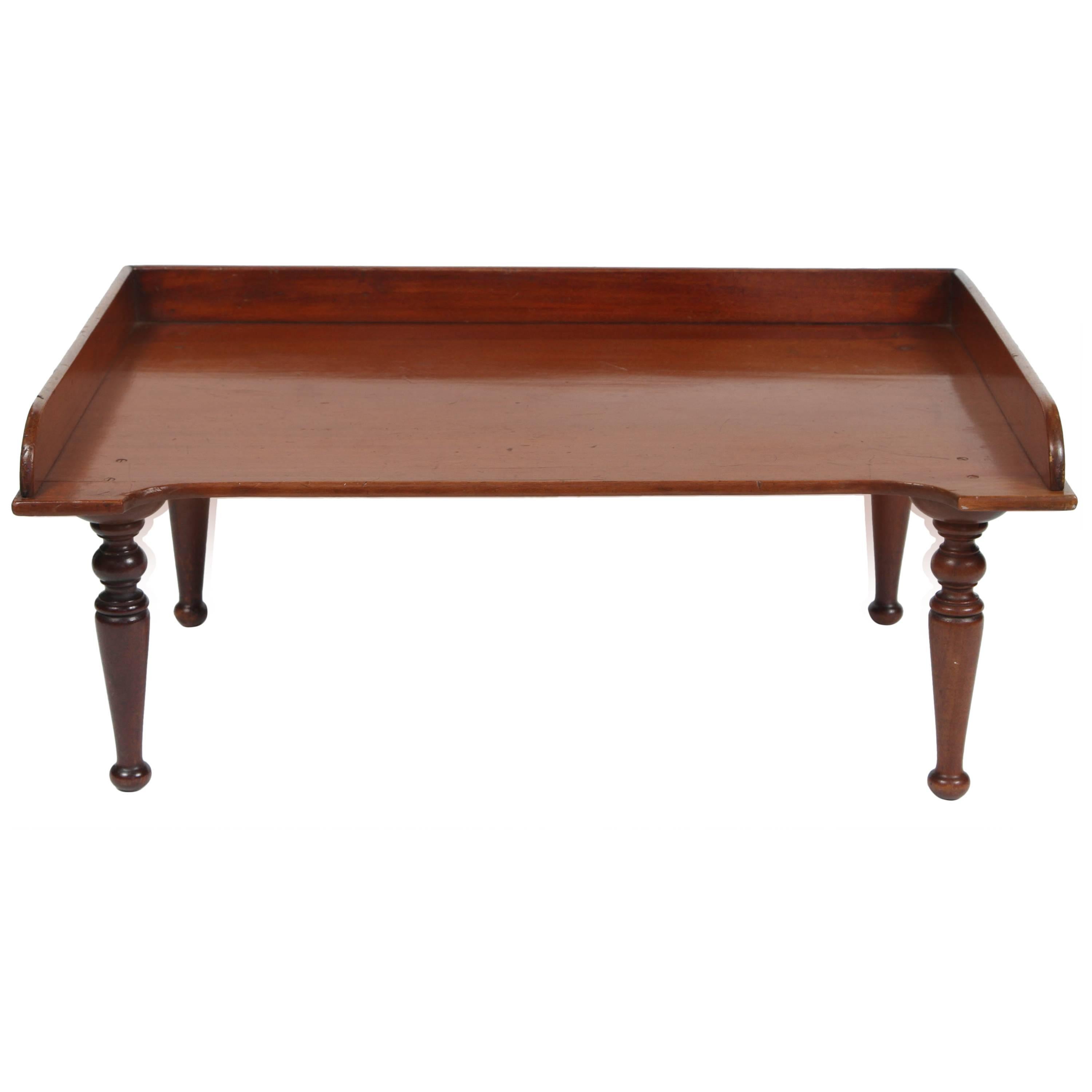 English Mahogany Bed Service Tray