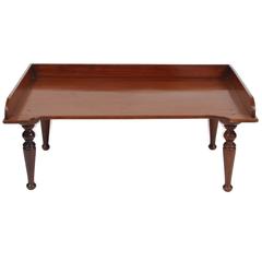 English Mahogany Bed Service Tray