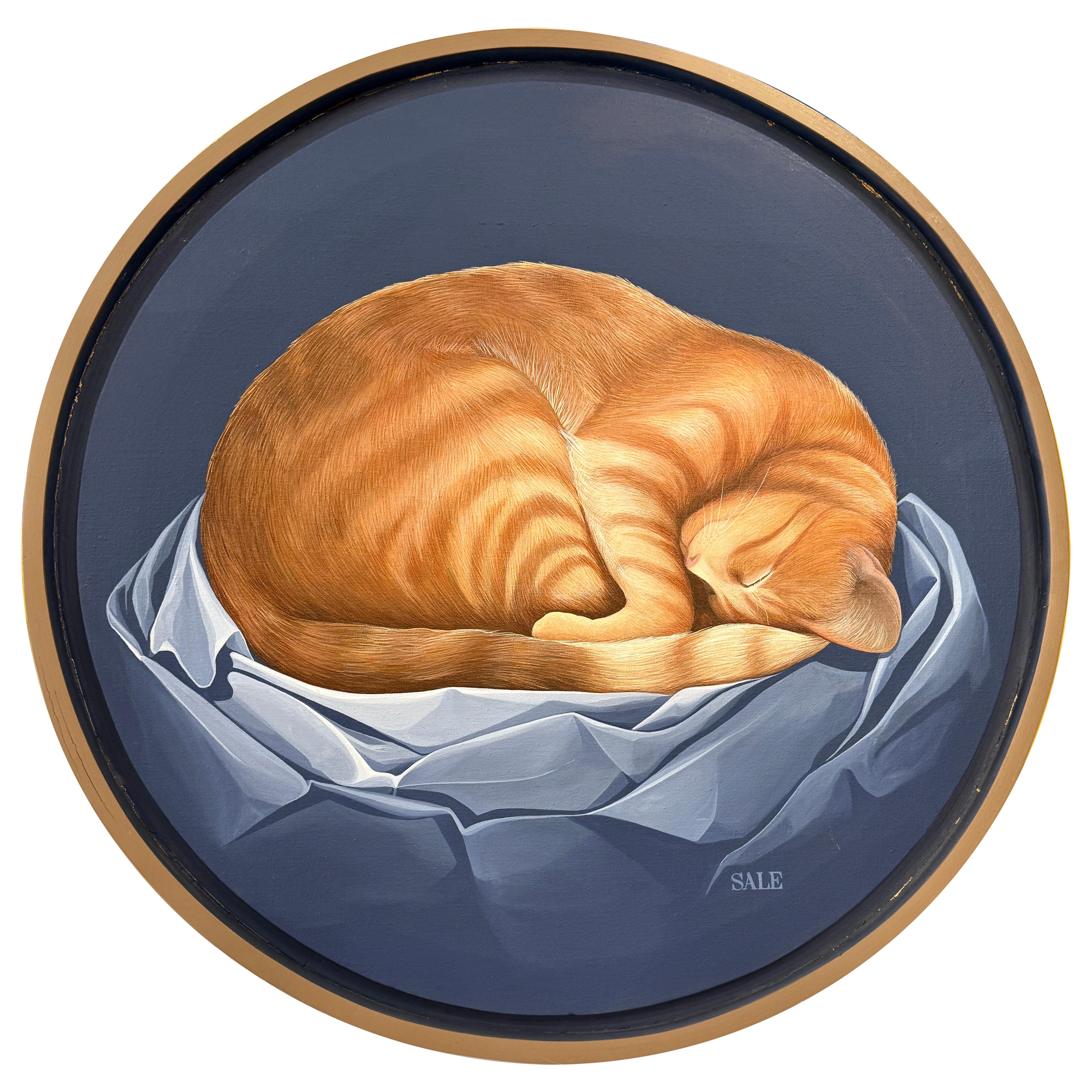 Stephanie Sale 1979  “Centripetalism” Sleeping Cat