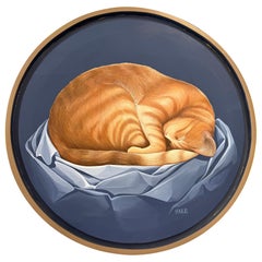 Stephanie Sale 1979  “Centripetalism” Sleeping Cat