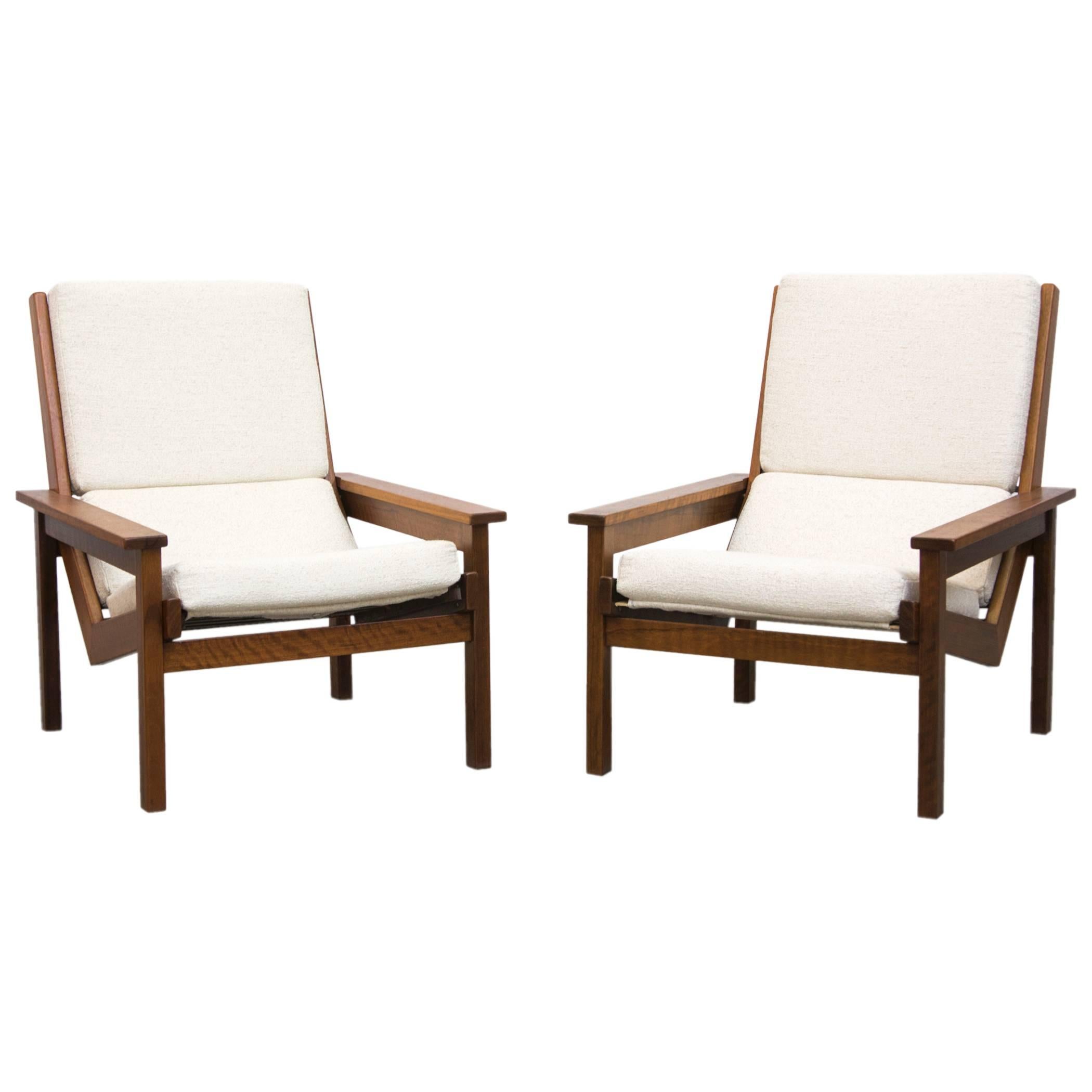 Pair of Rare Robert Parry Lotus Chairs