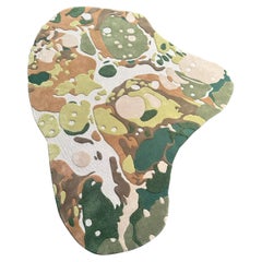 Tappeto Mossy Terrain in verde e beige di RAG home