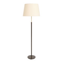 Faux Brown Leder Stehlampe