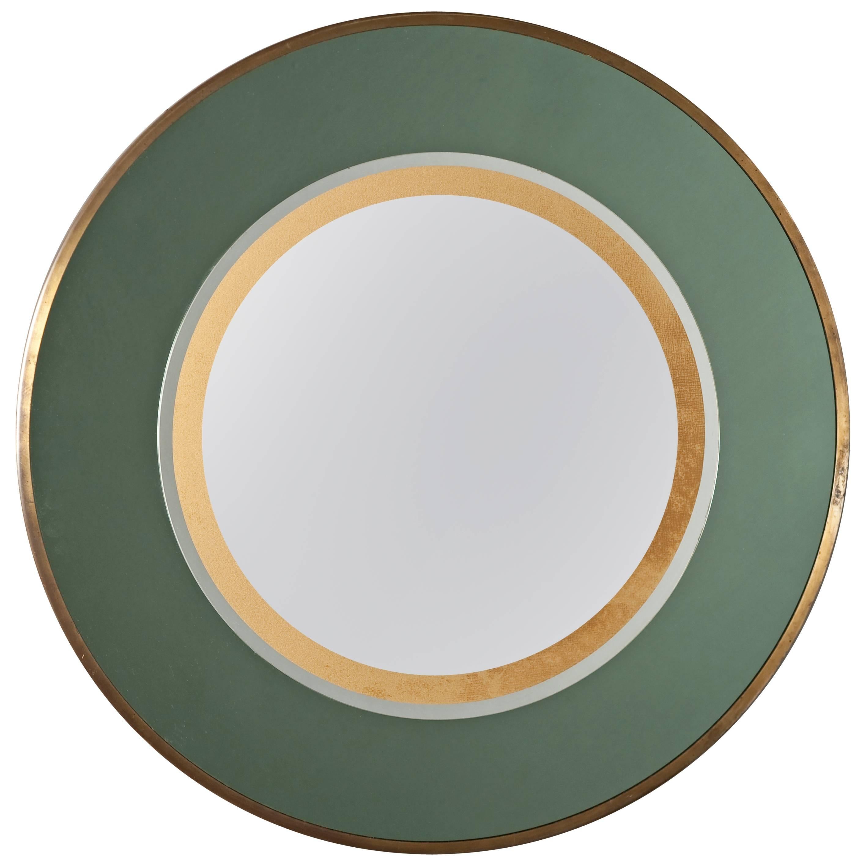 Elegant Round Wall Mirror, Italy