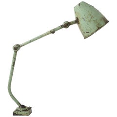 Vintage Industrial Articulating Factory Work Lamp