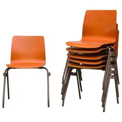 Kho Liang Le for Car Catwijk Industrial Stacking Chairs