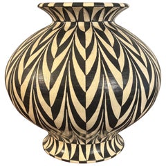 Jarrón de cerámica del Studio Pottery de Erik Bright, 1996
