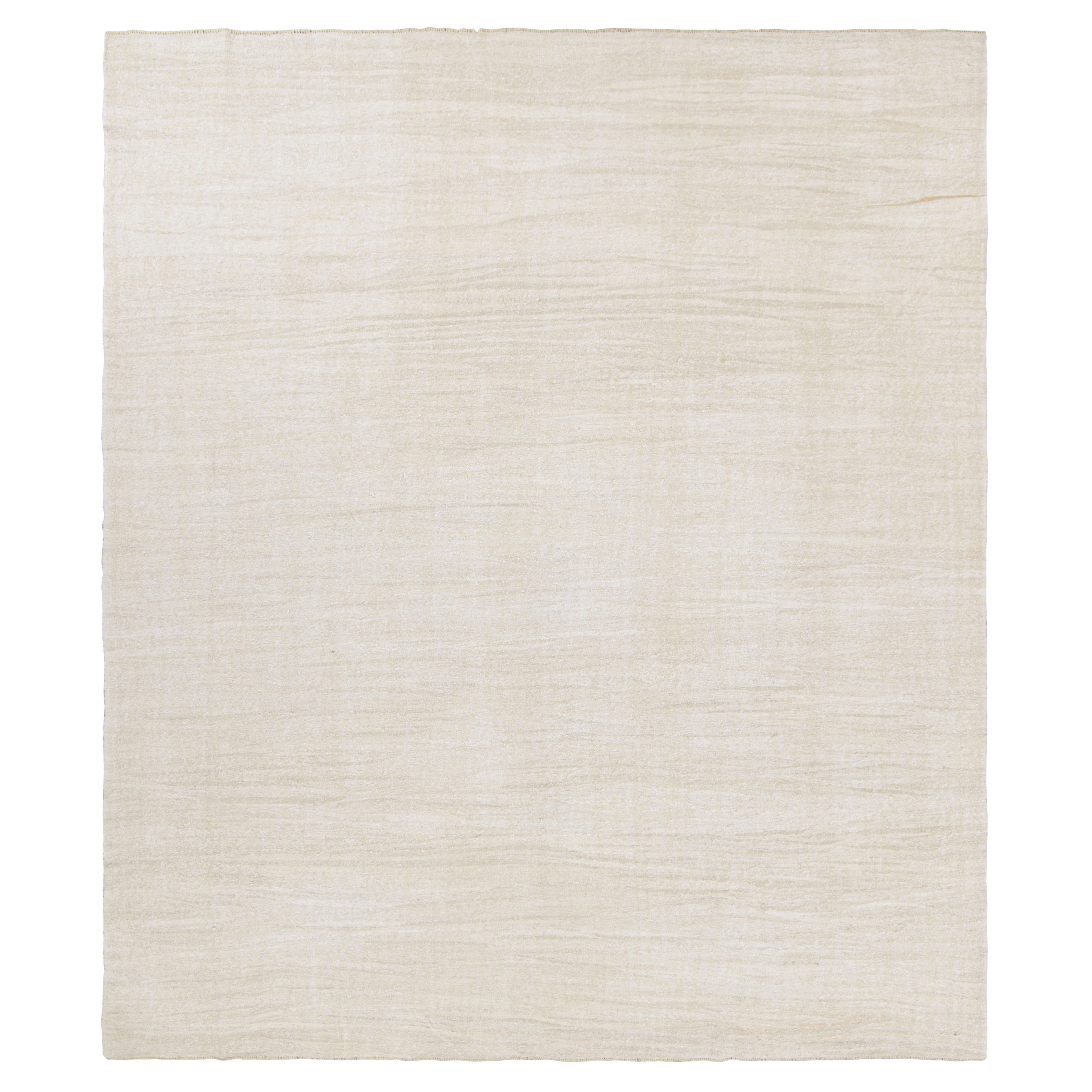 Vintage Kilim in Ivory and Cream White Tones and Neutrals  Rug & Kilim