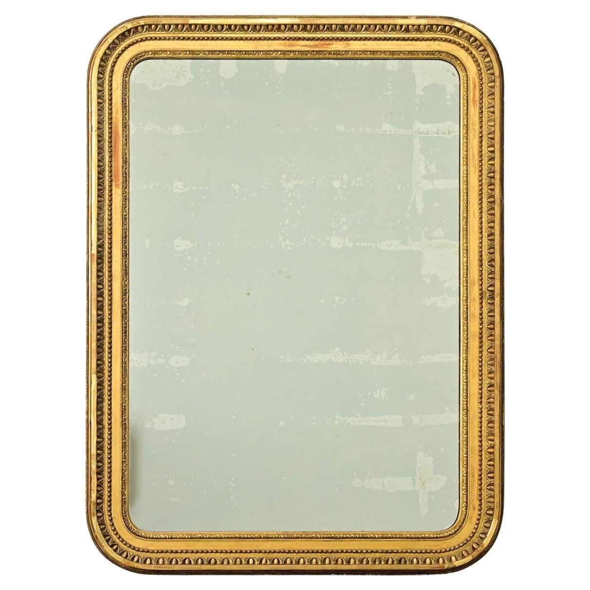French 19th Century Gold Gilt Louis Philippe Mirror