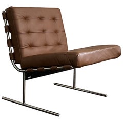 Fauteuil de salon Oxford vintage Jorge Zalszupin T Invertido des années 1960