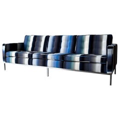 Early Florence Knoll Relaxed Sofa with Paul Smith Maharam Upholstery