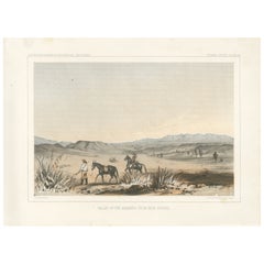 Valley of the Aravaipa from Bear Springs – Evocative Frontier Landscape, 1856