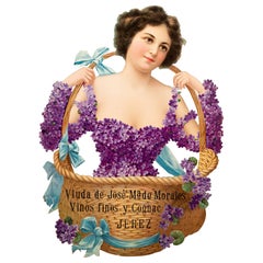Manifesto pubblicitario, Vedova di José María de Morales. XX secolo.